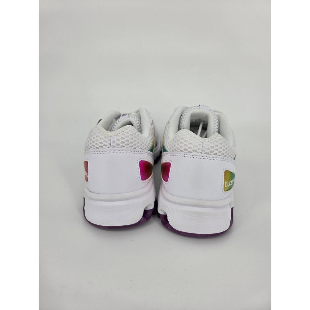 NEW K-Swiss Tubes Comfort 200 Training Shoe Women's 9.5 White Rainbow - Picture 6 of 11